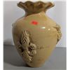 Image 1 : Ruffled Ceramic Face Motif Vase