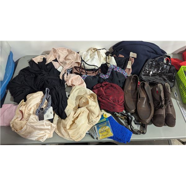 Lot of Assorted Clothing, Accessories, & Shoes