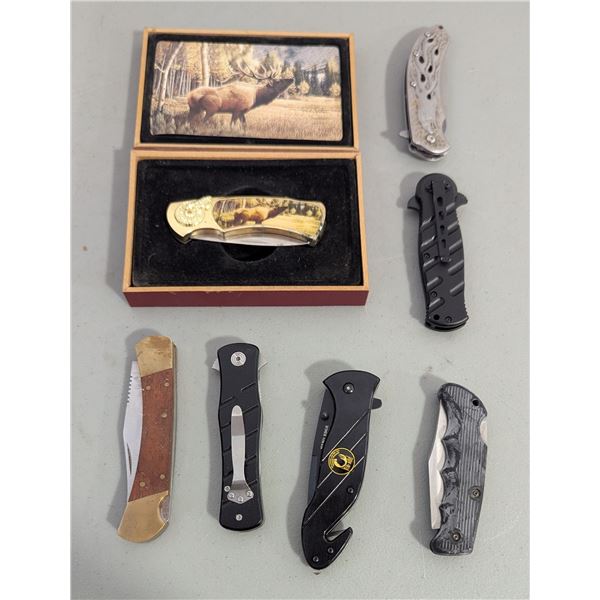Lot of Assorted Folding Knives