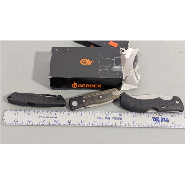 3 Gerber Knives