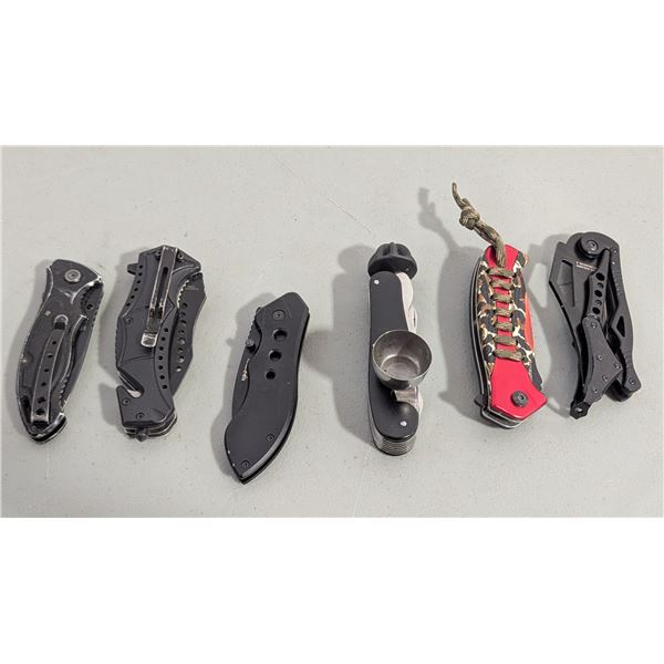 Lot of Assorted Folding Knives