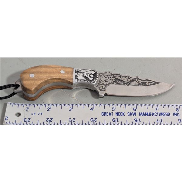 Ornate Engraved Knife