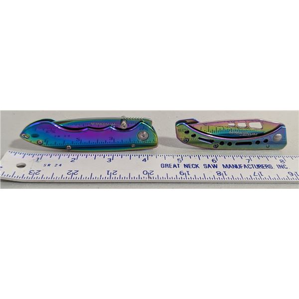 2 Magnum Folding Knives