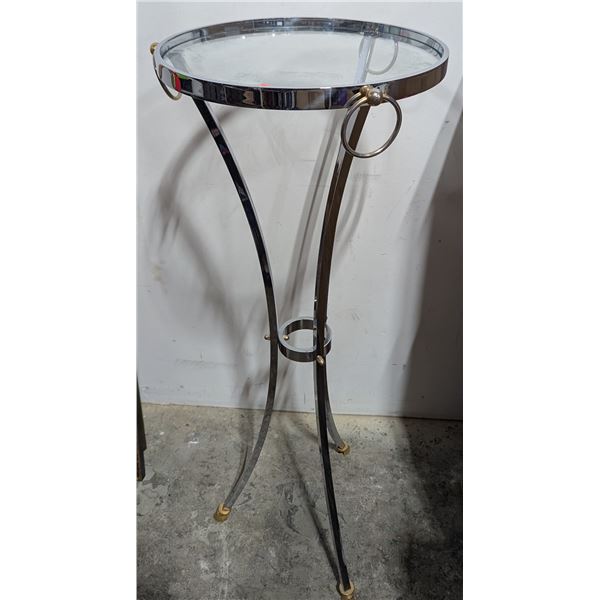 Small Metal Cocktail Table