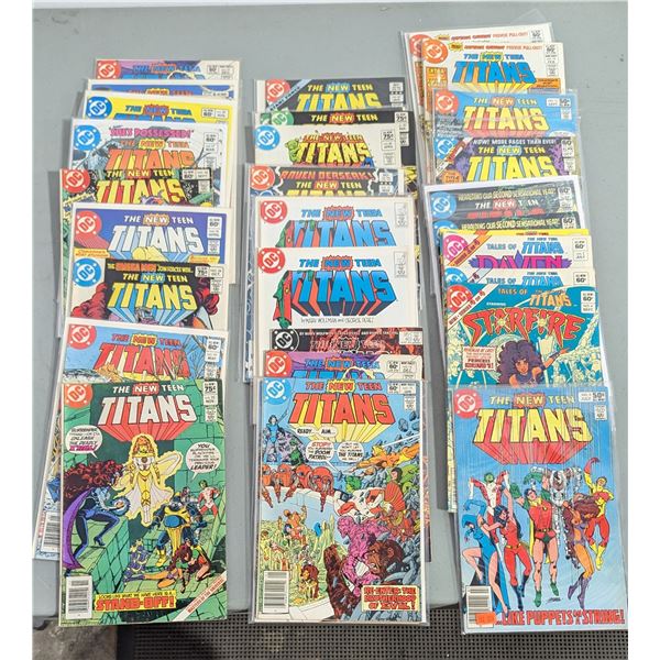 Lot of Assorted DC The New Teen Titans Comic Books