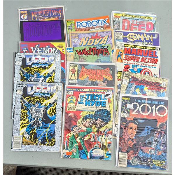 Lot of Assorted Marvel Comics w/ Wild Thing, Dr Jekyll & Mr. Hyde, & More