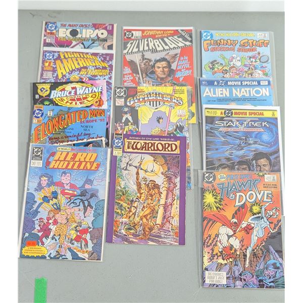 Lot of Assorted DC Comics w/ Hero Hotline, Star Trek, & More