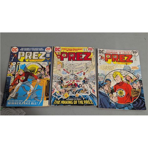 3 DC Prez Comic Books