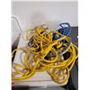 Image 3 : Lot of Storage Bins, Extension Cords and Assorted Tools
