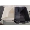 Image 4 : Lot of Storage Bins, Extension Cords and Assorted Tools