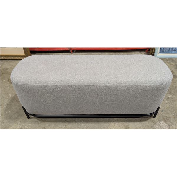 Long Fabric Bench