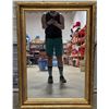 Image 1 : Large Mirror with Ornate Bevel Frame Gold Color