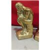 Image 2 : Bronze The Thinker Bookends