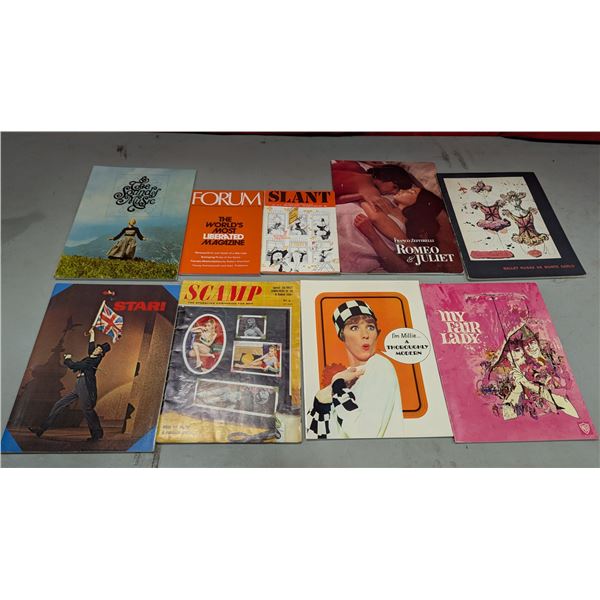 VTG Movie Books , Sound of Music , Romeo and Juliet, My Fair Lady