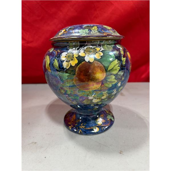 Royal Winton Grimwades Byzanta Ware Blue Lustre Lidded Jar Made in England