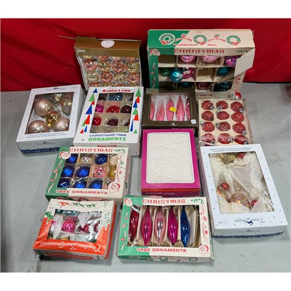 Lot of Assorted VTG Christmas Ornaments