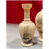 Image 2 : 3 Signed Asian Baluster Vases