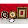 Image 1 : 2 Ornately Framed Needlepoint Pieces & 2 VTG Frames