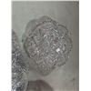 Image 3 : 3 Pinwheel Crystal Dishes