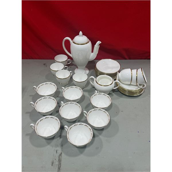Lot of Wedgwood "Golden Fleece" Bone China Dishes Made in England