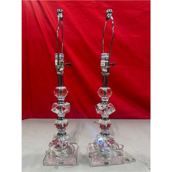 Pair of Hollywood Regency-Style Table Lamps