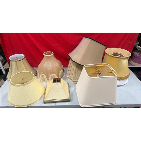 Lot of Assorted VTG Lamp Shades
