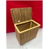 Image 3 : VTG Wicker Laundry Hamper