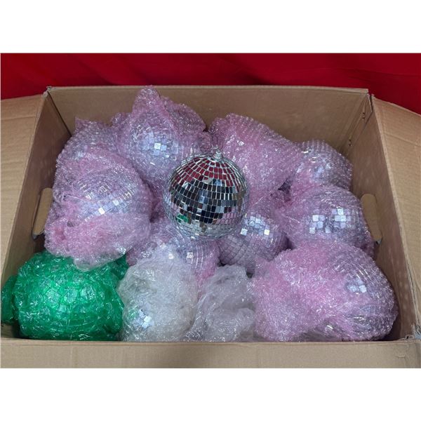 Lot of Small Disco Balls