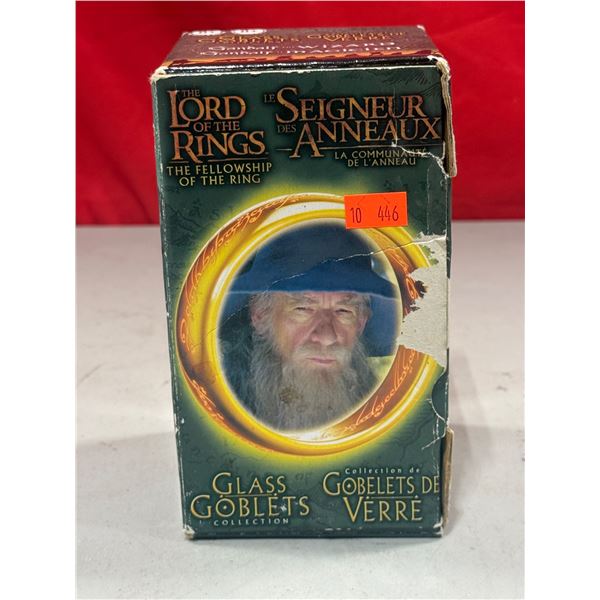 Lord of The Rings Glass Goblet