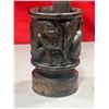 Image 2 : Hand-Carved African Mortar & Pestle