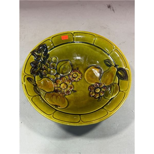 1966 Los Angeles Potteries Fruit Bowl Made in USA