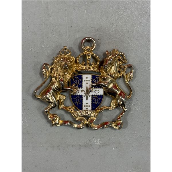 British Royal Arms Enamel Badge