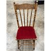 Image 1 : Upholstered Spindle-Back Chair