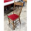 Image 2 : Upholstered Spindle-Back Chair
