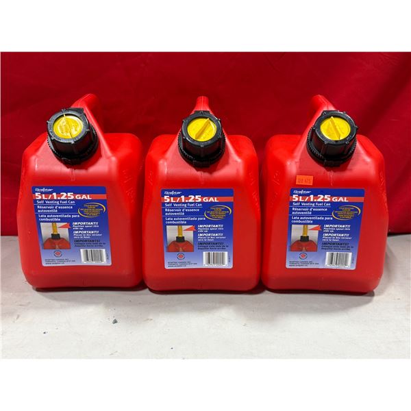 3 5L Jerrycans