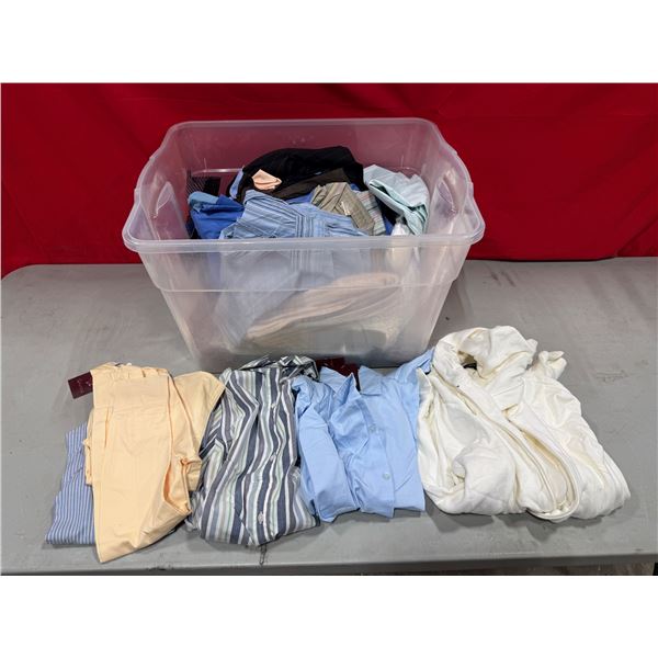 Lot of Asssorted Clothing w/ Button-Up Shirts, Sweater, & More