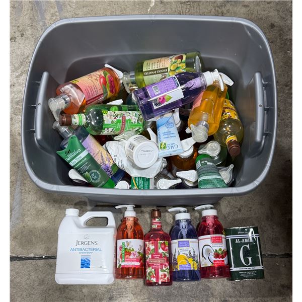 Lot of Mostly Assorted Hand Soap w/ Body Lotion & Face Scrub