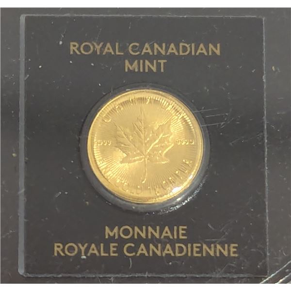Royal Canadian Mint 1g 9999 Fine Gold Coin
