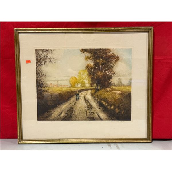 Framed, Signed, & Numbered Country Landscape Print
