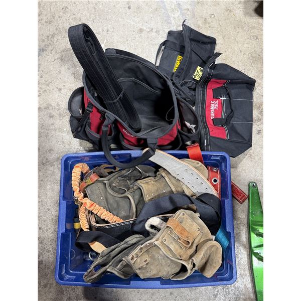 Lot of Tool Bags & Belts