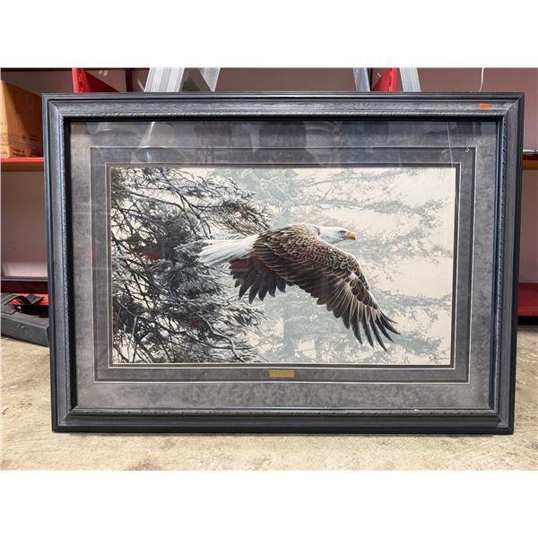 Framed "Through The Firs" Print by Ron Parker