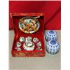 Image 1 : Chinese Tea Set & 2 Ginger Jars