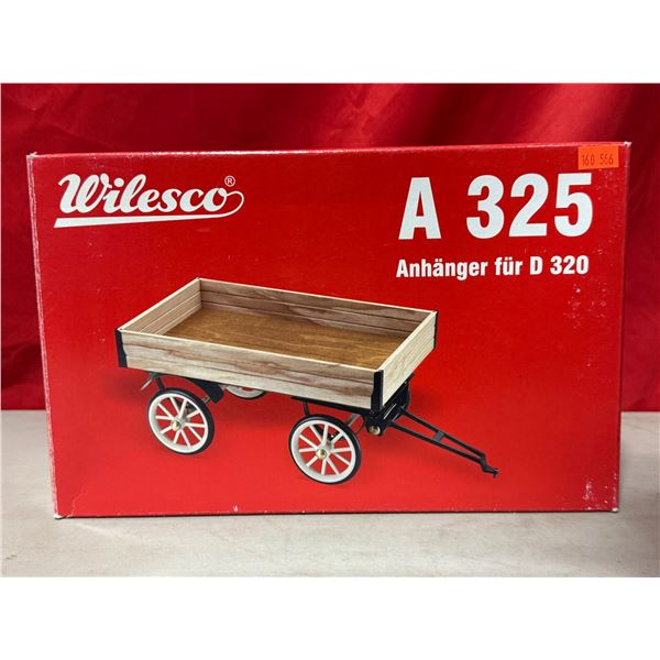 Wilesco Model Steam Engine Trailer