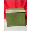 Image 1 : VTG Vinyl Storage Ottoman