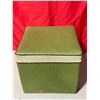 Image 2 : VTG Vinyl Storage Ottoman