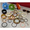 Image 1 : Lot of Assorted Bangle Bracelets & Plug-In Floral Decor