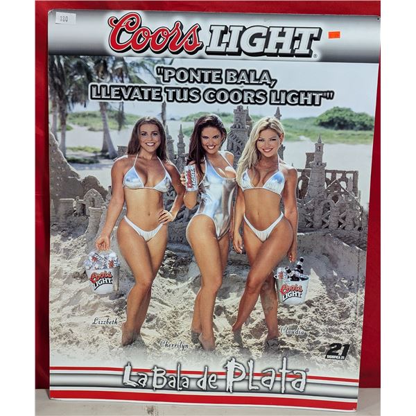 Coors Light Advertising Sign