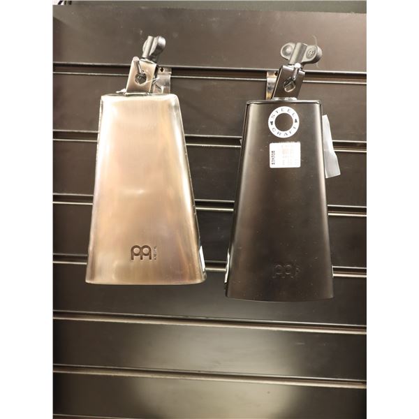 LOT OF 2 ASSORTED MEINL COWBELLS