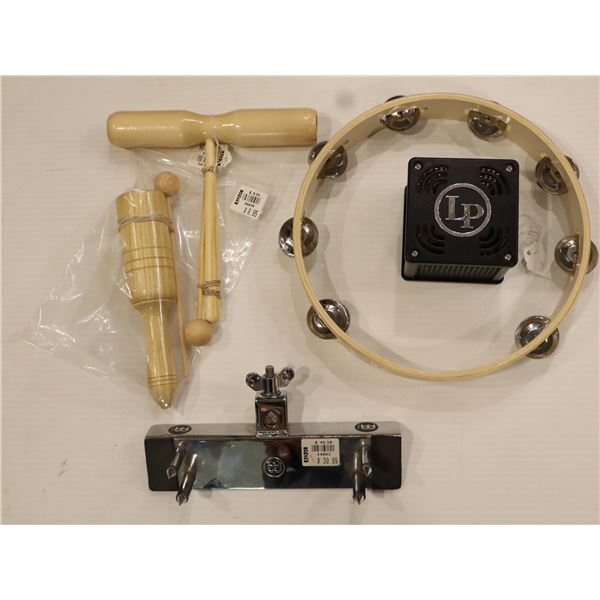 LOT OF ASSORTED HAND PRECUSSION ITEMS