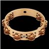 Image 1 : LP (Latin Percussion) - Pro 10 Tambourine, Double Row Bronze LP380B-BZ